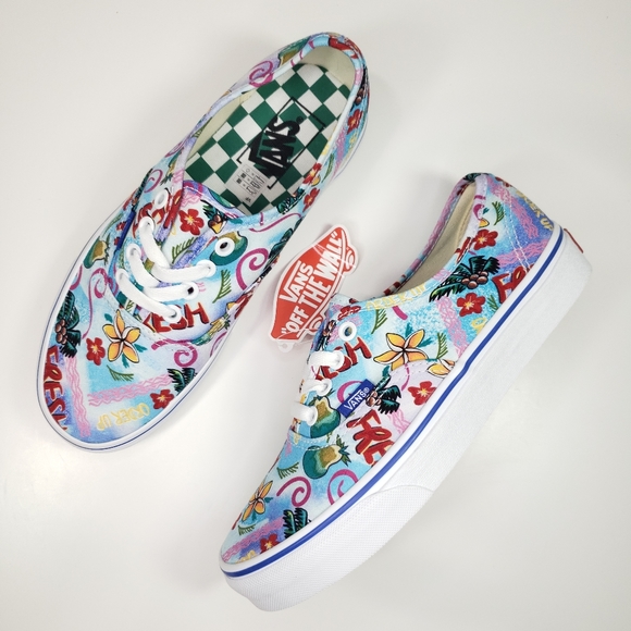 Vans Authentic Vans Market Tropic Hawaii Aloha Skateboard shoes